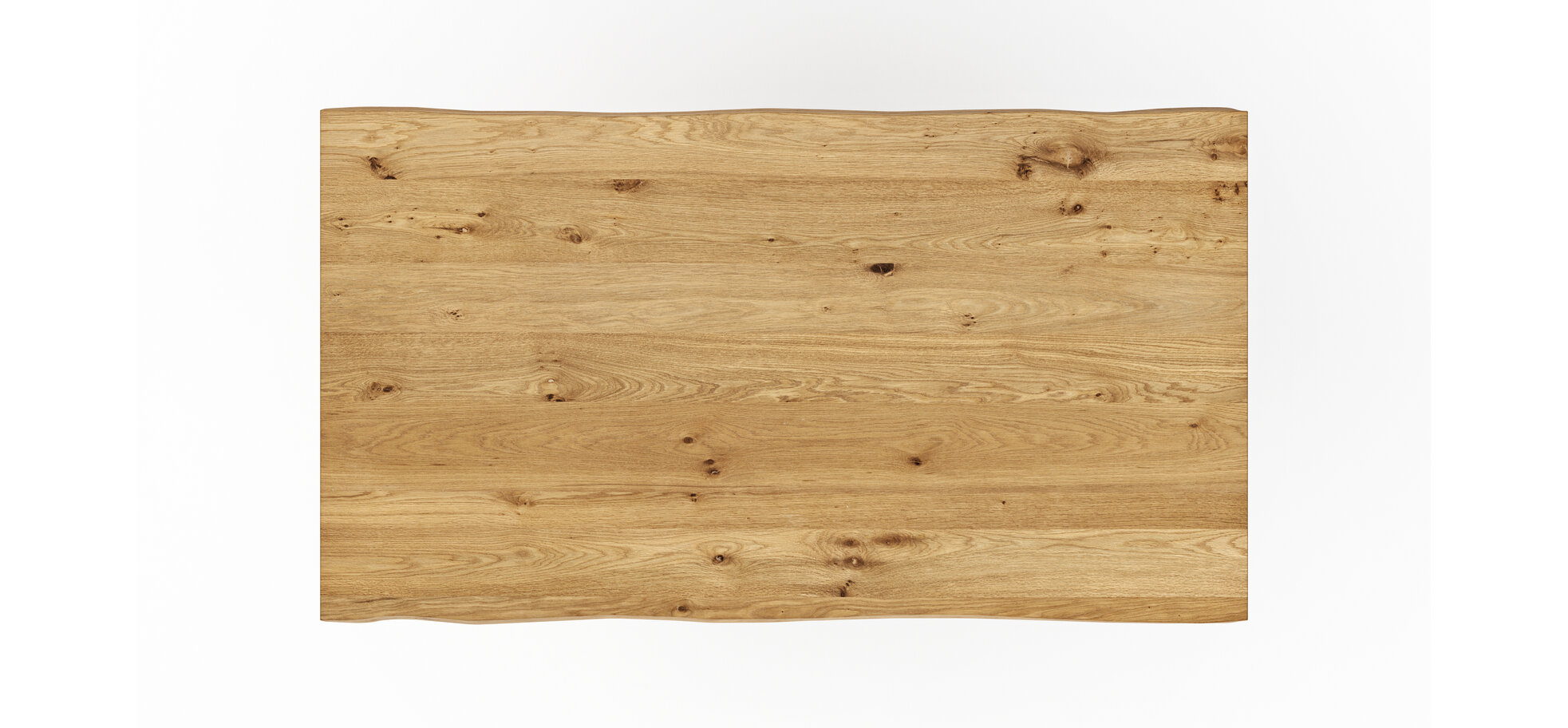 Esstisch Clifton - LB ca. 180x100 cm, Wildeiche massiv Holzfarben