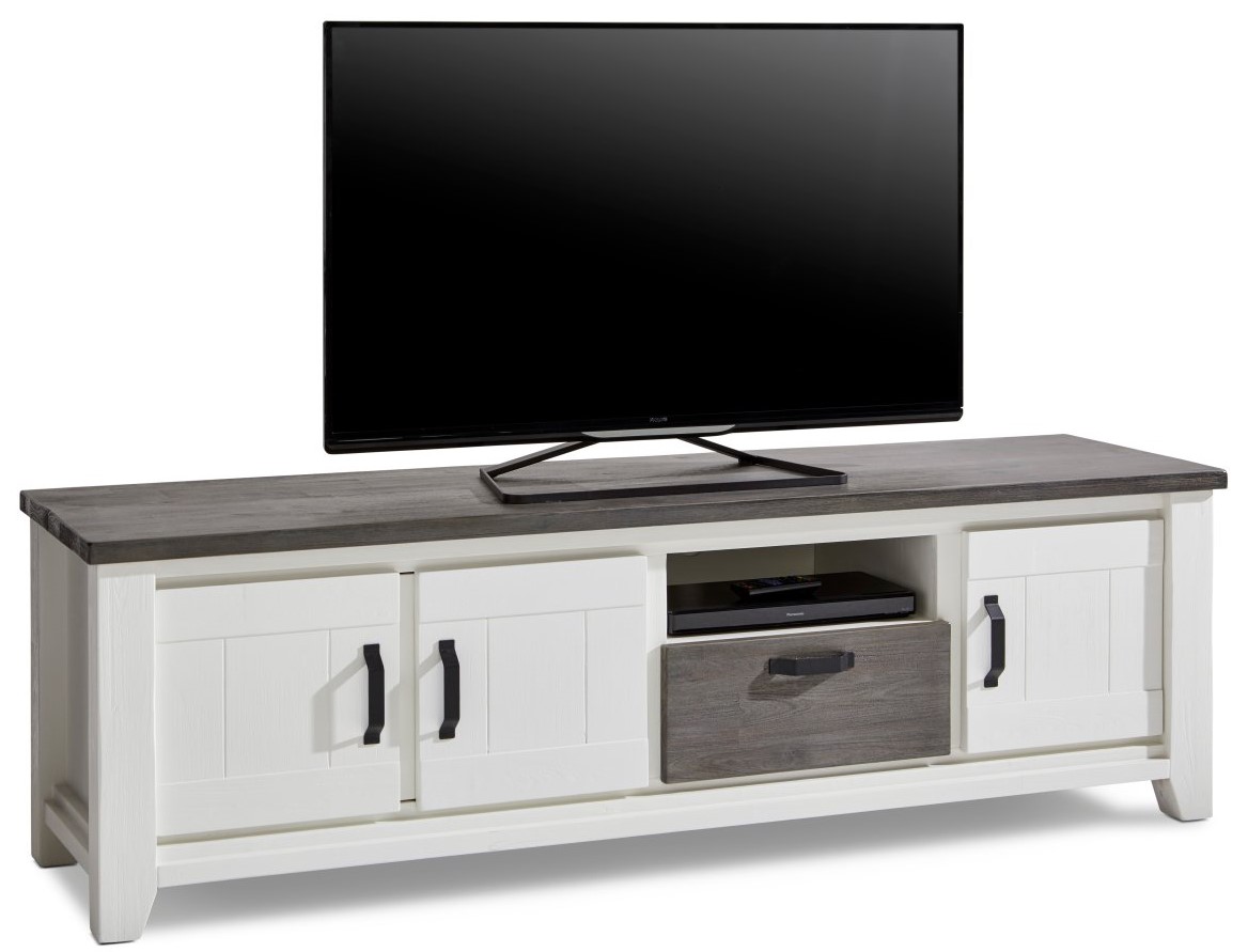TV-Lowboard Wellington - BHT ca. 180x55x45 cm weiß