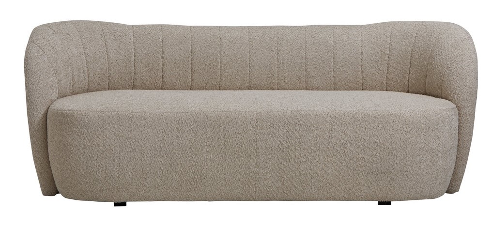Sofa Folsom - 3-Sitzer, Stoff, Sand